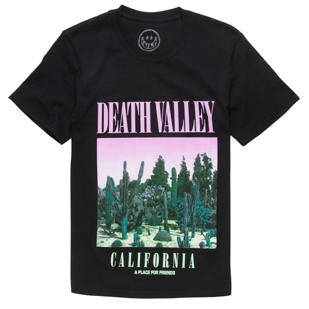 CVLA Death Valley California Mens T-Shirt Medium Black A Place For Friends New